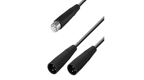 Neumann AC 20 - кабель для блока питания BS 48 i или N 48 i, 5-pin XLR F / 2х3-pin XLR M, 1 метр купить