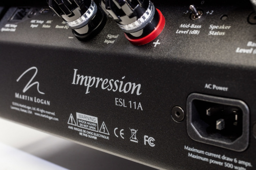 Напольная акустика с Электростатичесиким излучателем Martin Logan IMPRESSION ESL 11A WALNUT купить фото 8