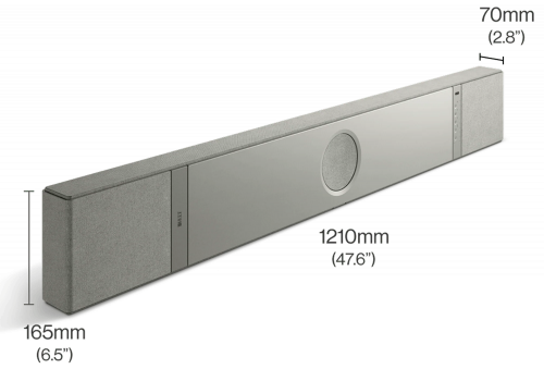 Саундбар KEF XIO SILVER GREY купить фото 2