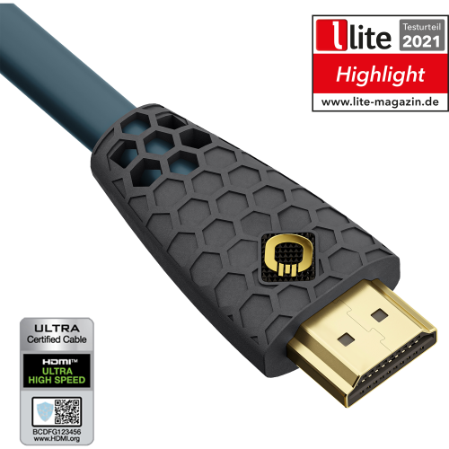 HDMI кабель  Oehlbach EXCELLENCE Flex Evolution UHD HDMI cable 2,0m, D1C92602 купить фото 6