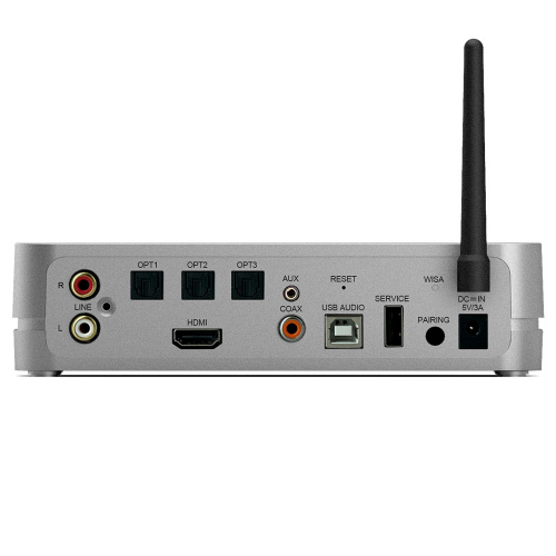 Компактный хаб для беспроводного подключения активных колонок System Audio Stereo Hub for Silverback (with Remote) купить фото 2