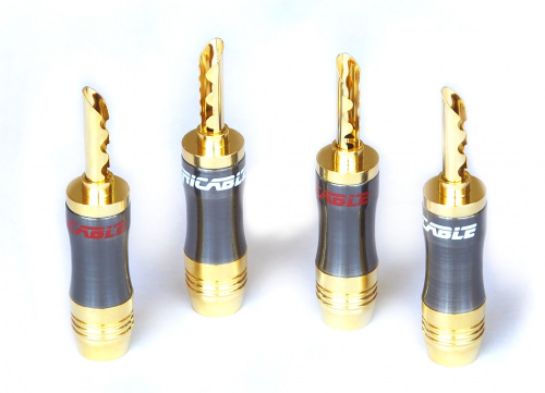 Комплект разъемов Ricable Custom Speaker Banana Hi-Fi (4 шт.) купить