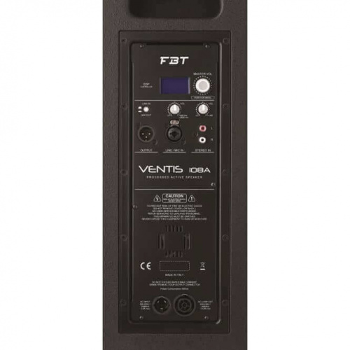 FBT VENTIS 108A - 2-х полосная  активная акустическая система , 8", НЧ-700Вт/ВЧ-200Вт купить фото 2