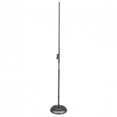 OnStage MS7201QRB - микрофонная стойка, прямая, круглое основание, регулируемая высота,черная купить