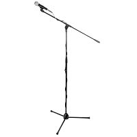 OnStage MS7500 - набор для пения - динам.микрофон,стойка-журавль, мик.держатель, кабель XLR-Jack 6м купить