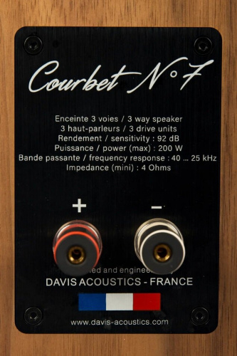 Напольная акустика Davis Acoustics Courbet 7 Walnut Venner купить фото 5