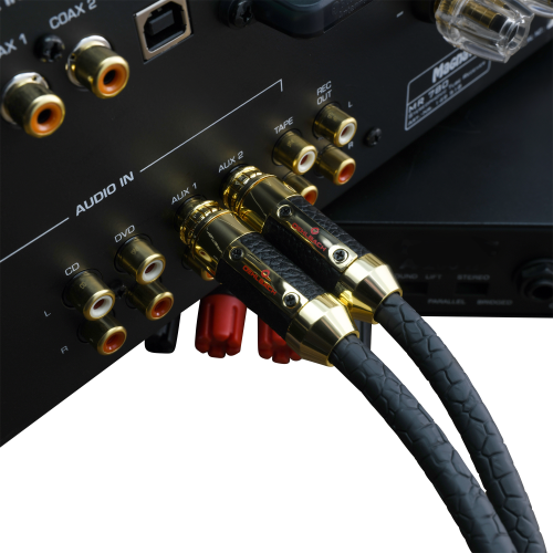 Межкомпонентный кабель  Oehlbach STATE OF THE ART XXL Black Connection Cable RCA, 2x1,50m, gold, D1C13834 купить фото 7