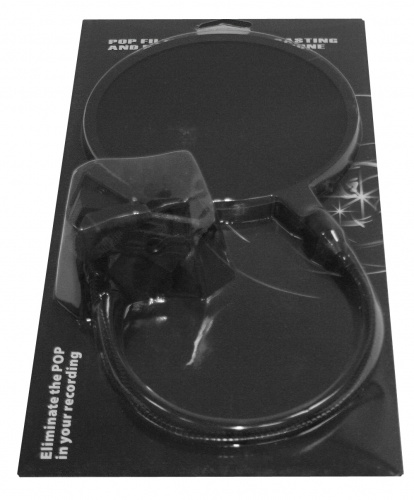 Invotone MPF100 - поп фильтр (съемный) в блистере с креплением на микрофонную стойку купить