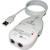 Behringer UCG102 - USB-интерфейс, позволяющий подключить гитару к компу,16 бит/(32.0 / 44.1 /48) кГц купить