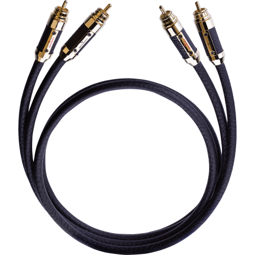 Межкомпонентный кабель  Oehlbach STATE OF THE ART XXL Black Connection Cable RCA, 2x1,50m, gold, D1C13834 купить фото 2