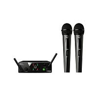 AKG WMS40 MINI2 Vocal Set US25AC - вокал. радиосистема с 2 -мя ручными передатч.  (537.5/539.3МГц) купить
