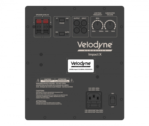 Velodyne Impact-X 12 black, сабвуфер активный купить фото 4