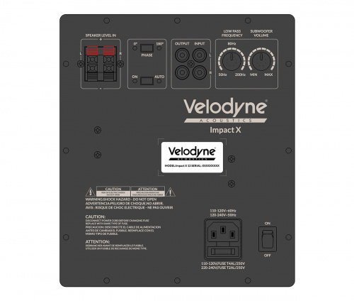 Активный сабвуфер Velodyne Impact-X 12 black купить фото 4
