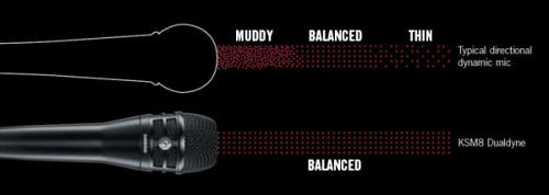 Динамический микрофон Shure KSM8/B купить фото 5