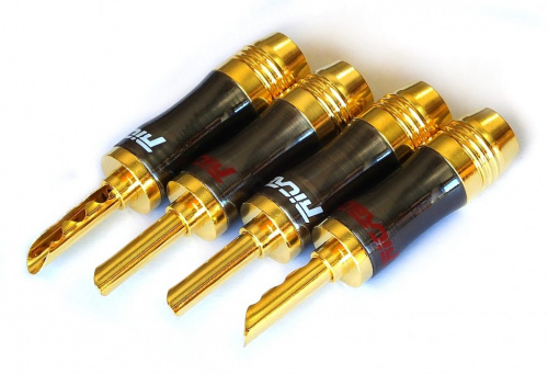 Комплект разъемов Ricable Custom Speaker Banana Hi-Fi (4 шт.) купить фото 2