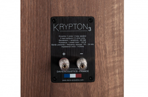 Полочная акустика Davis Acoustics Krypton 3 Classik Walnut купить фото 3
