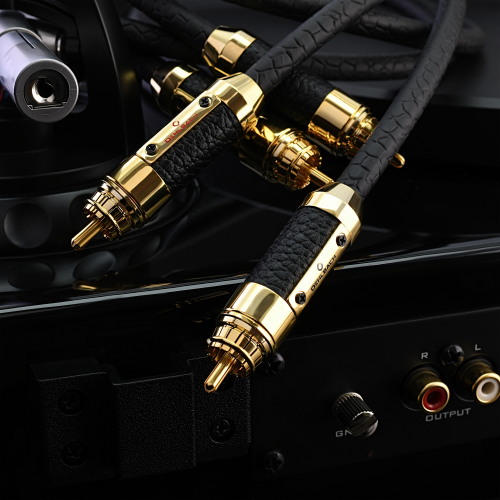 Межкомпонентный кабель  Oehlbach STATE OF THE ART XXL Black Connection Cable RCA, 2x1,50m, gold, D1C13834 купить фото 5