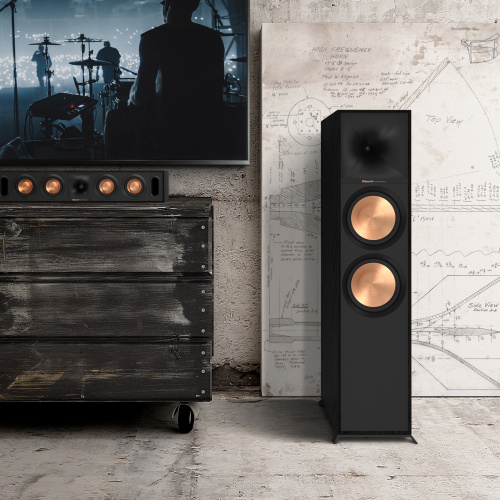 Напольная акустика Klipsch R-800F Black купить фото 7