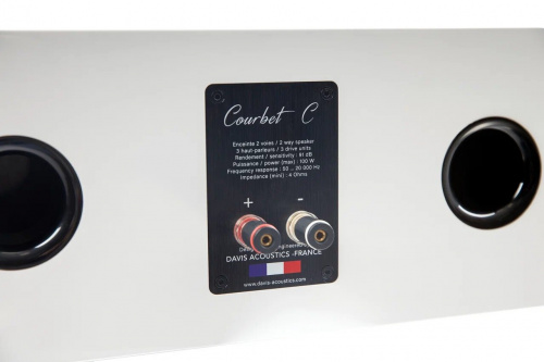 Центральный канал Davis Acoustics Courbet C White Gloss купить фото 6