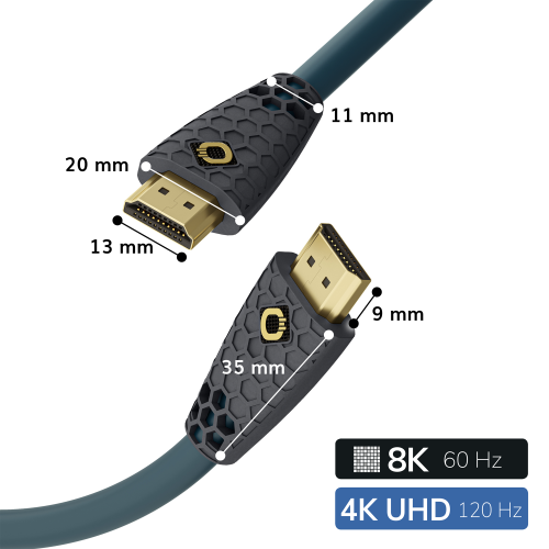HDMI кабель  Oehlbach EXCELLENCE Flex Evolution UHD HDMI cable 2,0m, D1C92602 купить фото 2