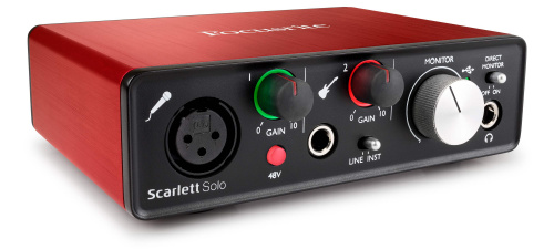 Аудиоинтерфейс Focusrite Scarlett Solo 3nd Gen купить фото 4