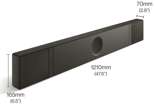Саундбар KEF XIO SLATE BLACK  купить фото 3