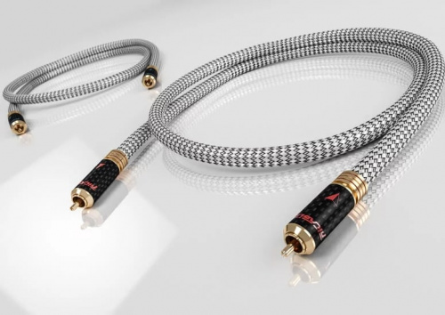 Кабель межблочный аудио Ricable Invictus Signal RCA Reference 2 x 1 m купить фото 2