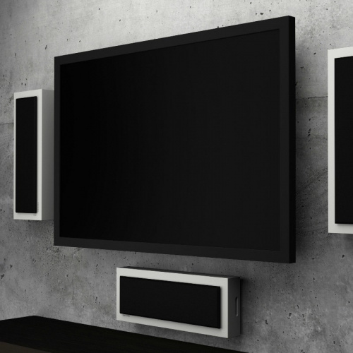 Настенная акустика DLS Flatbox XL black piano купить фото 2