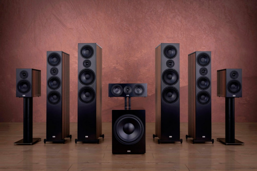 Полочные АС Heco Aurora XT 300 Black/Walnut купить фото 2