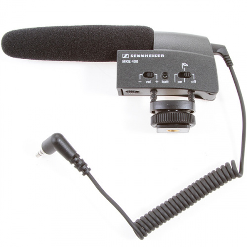 Накамерный микрофон пушка Sennheiser MKE 400 купить фото 3
