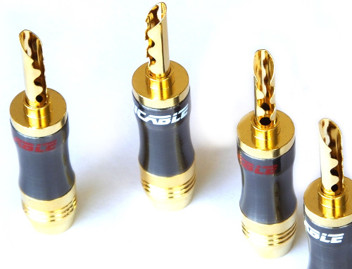 Комплект разъемов Ricable Custom Speaker Banana Hi-Fi (4 шт.) купить фото 4