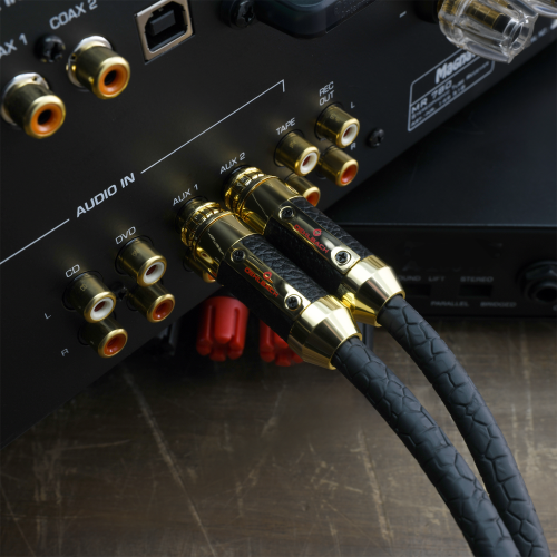 Цифровой кабель Oehlbach STATE OF THE ART XXL Black Connection Cable RCA, 1x1,00m, gold, D1C13826 купить фото 6