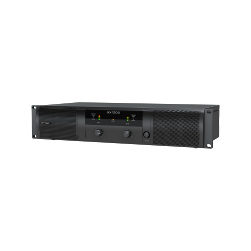 BEHRINGER NX1000 - усилитель мощности, 2х160 Вт/8 Ом, 2х300 Вт/4 Ом, 500 Вт/2 Ом, бридж:1000 Вт/4 Ом купить