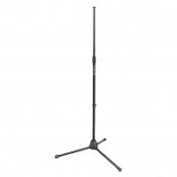 OnStage MS7700B - микрофонная стойка прямая , тренога, регулируемая высота, черная купить