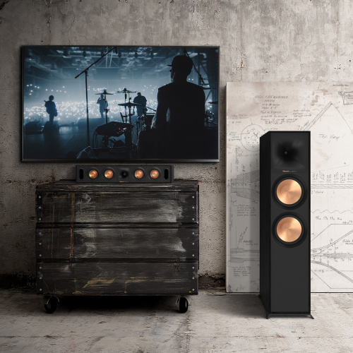 Центральный громкоговоритель Klipsch R-30C Black купить фото 6