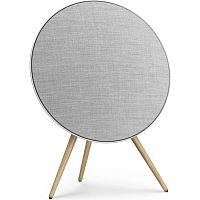 Bang & Olufsen Beosound A9 5.G Natural Aluminium/ oak legs/cover light grey by Kvadrat купить