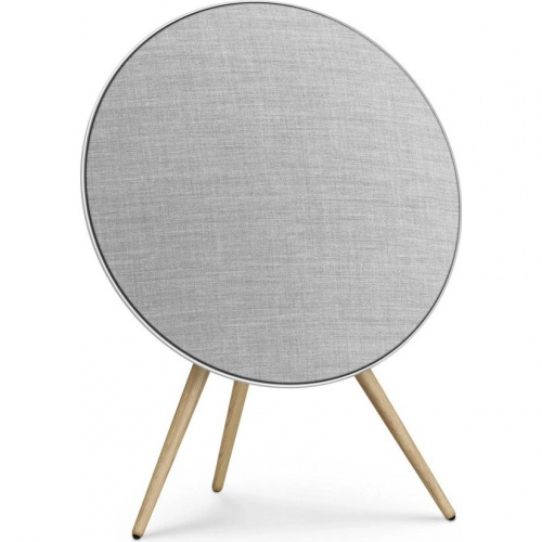 Bang & Olufsen Beosound A9 5.G Natural Aluminium/ oak legs/cover light grey by Kvadrat купить