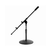 OnStage MS9409 - микрофонная стойка укороченная , круглое основание.Высоты: 228-330мм купить