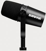 SHURE MV7-K гибридный широкомембранный USB/XLR микрофон для записи/стримминга речи и вокала, цвет черный купить