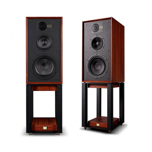 Полочная акустическая система со стойками Wharfedale 85th Anniversary Linton with stands MAHOGANY купить
