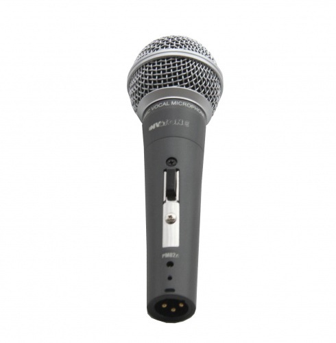 INVOTONE PM02A - микрофон вокальный динамический, гиперкард. 50Гц-15кГц,600 Ом, выключ.,чехол, держ. купить