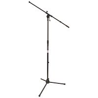 OnStage MS7701B - микрофонная стойка-журавль, тренога, регулируемая высота, черная купить