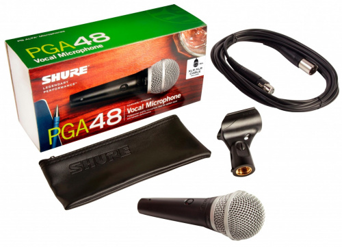 Динамический микрофон Shure PGA48-XLR-E купить фото 2