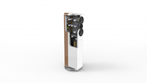 Напольная акустика Q Acoustics Concept 500 (QA2820) Gloss White & Oak купить фото 7