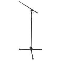 OnStage MS9701TB+ - микрофонная стойка-журавль, тренога, регулируемая высота,усиленная, черная купить