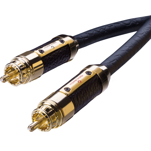 Межкомпонентный кабель  Oehlbach STATE OF THE ART XXL Black Connection Cable RCA, 2x1,50m, gold, D1C13834 купить фото 4