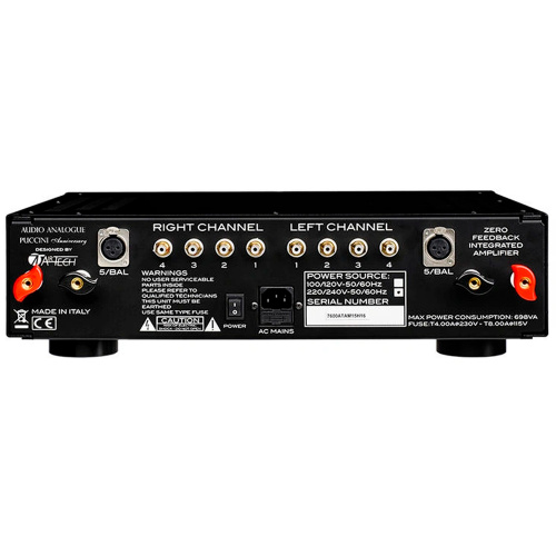 Интегральный усилитель Audio Analogue Puccini Anniversary Silver купить фото 4