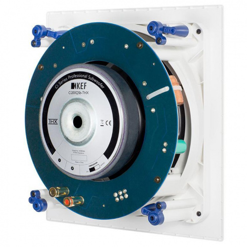 Встраиваемый сабвуфер KEF Ci200QSb SQUARE IN-WALL SUBWOOFER ПАРА купить фото 4