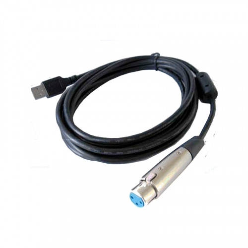 Invotone UC104 - аудио конвертер A/D  с кабелем и разъёмами XLR 3pin (мама)<->USB, длина 4 м купить