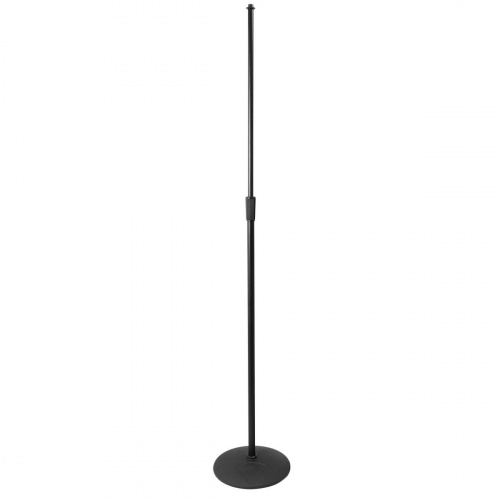 OnStage MS9210 - микрофонная стойка, прямая, круглое основание, регулируемая высота,черная купить